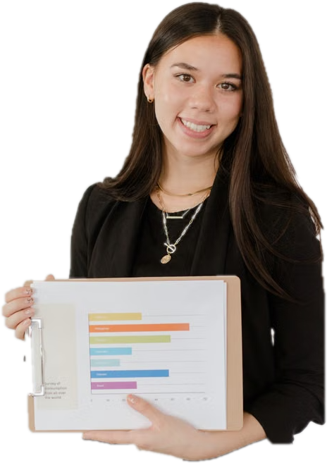 Persona creando contenido con Copyter